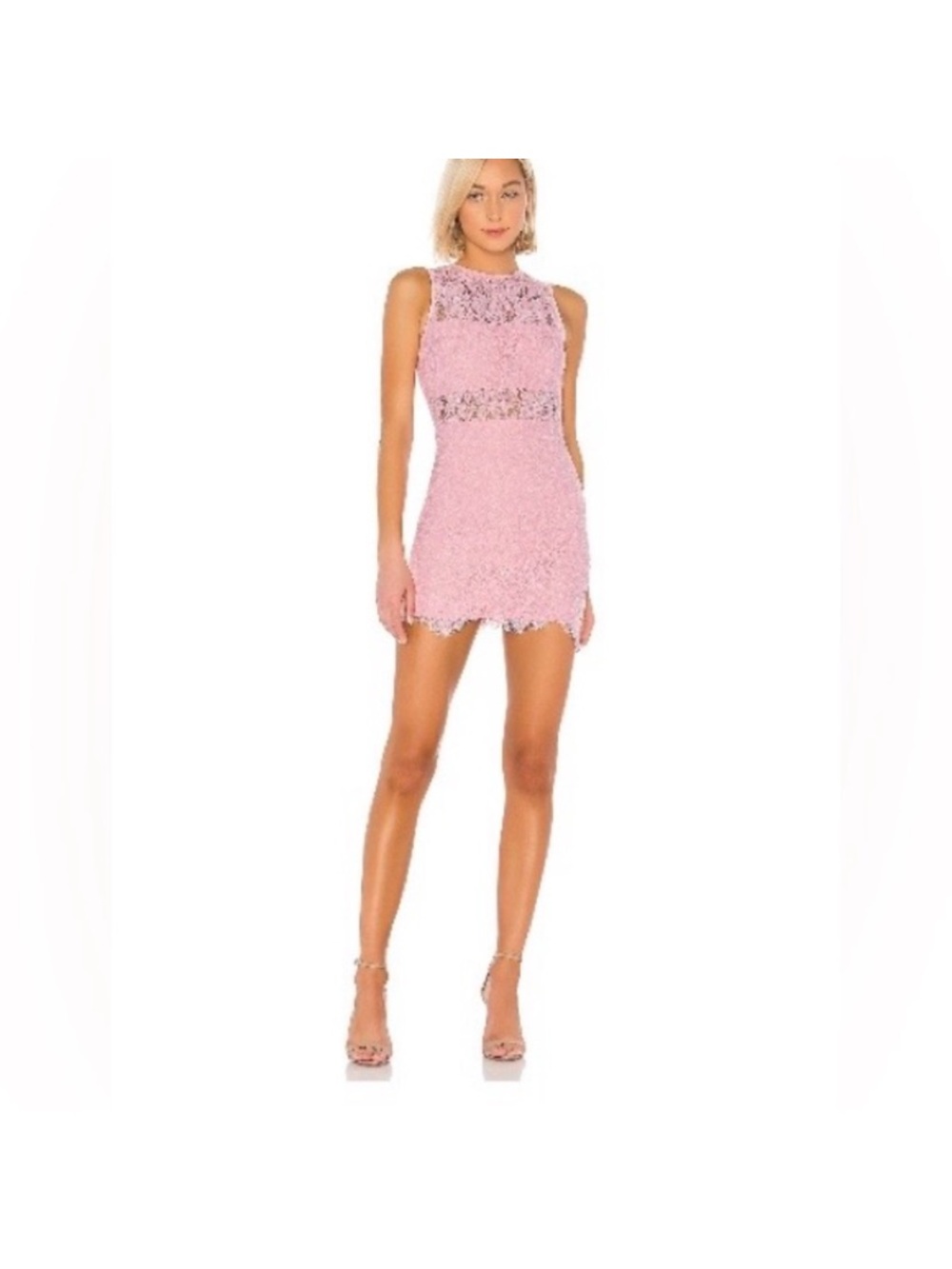 Superdown Suri Sleeveless Mini Dress in Pink Size Small